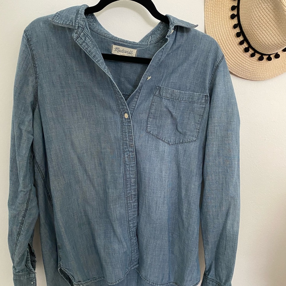 Madewell chambray button down